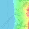 Porto Covo topographic map, elevation, terrain