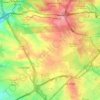 Norte topographic map, elevation, terrain