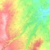 Plenas topographic map, elevation, terrain