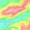 Burcy topographic map, elevation, terrain