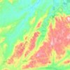 Xucuru topographic map, elevation, terrain