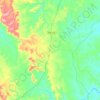 Barrolândia topographic map, elevation, terrain