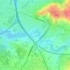 Leuvens Korbeek-Lo topographic map, elevation, terrain