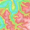 Traben-Trarbach topographic map, elevation, terrain