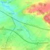 Hörselgau topographic map, elevation, terrain