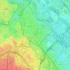 Landstraße topographic map, elevation, terrain