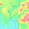 Fontana Liri topographic map, elevation, terrain