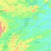 Catende topographic map, elevation, terrain