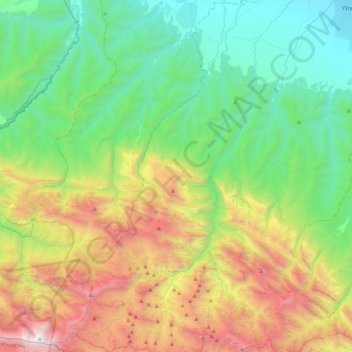 Шалажинское сельское поселение topographic map, elevation, terrain