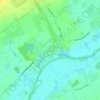 Bossuit topographic map, elevation, terrain