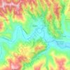 Bubbio topographic map, elevation, terrain