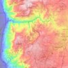 Zarqa River topographic map, elevation, terrain