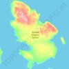 Amund Ringnes Island topographic map, elevation, terrain