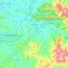 Limache topographic map, elevation, terrain