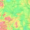 Shropshire (Ceremonial) topographic map, elevation, terrain