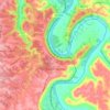 Ryland Heights topographic map, elevation, terrain