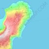 Valverde topographic map, elevation, terrain
