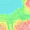 Cayuga County topographic map, elevation, terrain