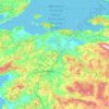 Balıkesir topographic map, elevation, terrain