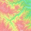 Provincia Muñecas topographic map, elevation, terrain