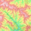 木座藏族乡 topographic map, elevation, terrain