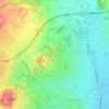 Fontaine-lès-Dijon topographic map, elevation, terrain