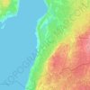 Häädemeeste vald topographic map, elevation, terrain