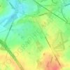 Bost topographic map, elevation, terrain