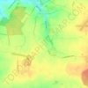 Little Gransden topographic map, elevation, terrain