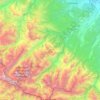 Chereksky District topographic map, elevation, terrain