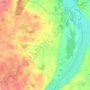 17326 topographic map, elevation, terrain