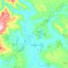 Cholchol topographic map, elevation, terrain