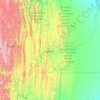 Provincia Luis Calvo topographic map, elevation, terrain