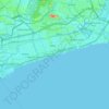 East Coast Park topographic map, elevation, terrain