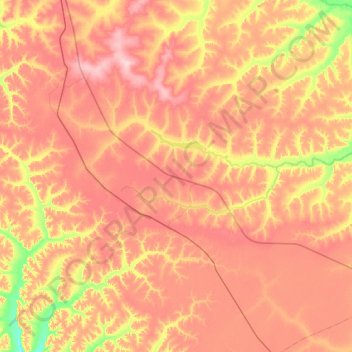 городское поселение Сиваки topographic map, elevation, terrain