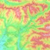 Páramo del Sil topographic map, elevation, terrain