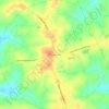 Woodville topographic map, elevation, terrain