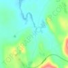 Bradley Brook topographic map, elevation, terrain