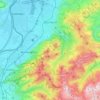 Dornbirn topographic map, elevation, terrain