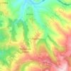 Rodello topographic map, elevation, terrain