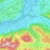 Wörgl topographic map, elevation, terrain