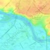 Costanera topographic map, elevation, terrain