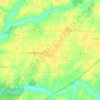 Germignonville topographic map, elevation, terrain