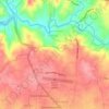 Bandung topographic map, elevation, terrain