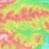 Sauris di Sotto topographic map, elevation, terrain