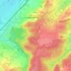 Deuringen topographic map, elevation, terrain