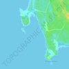 Бухта Малоостровская topographic map, elevation, terrain