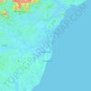 Itapemirim topographic map, elevation, terrain