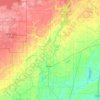 Kanabec County topographic map, elevation, terrain