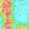 Contigliano topographic map, elevation, terrain